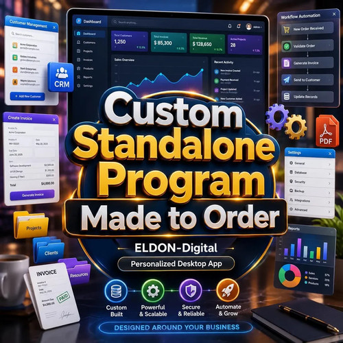 Custom standalone software - custom,