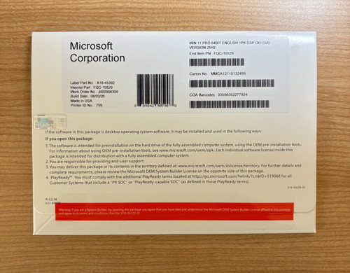 Microsoft windows pro 64 - windows,